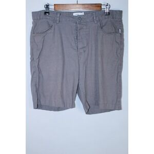 Onia Men's Size 32 Gray Thin Linen Blend Shorts